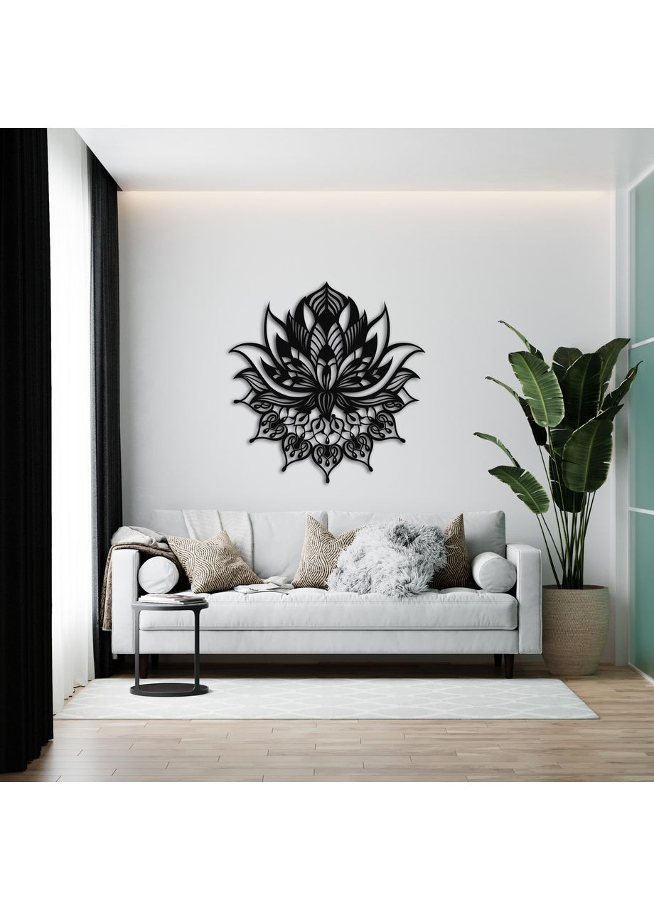 Квітка лотоса – дерев'яний декор на стіну Ekostar (368307073)