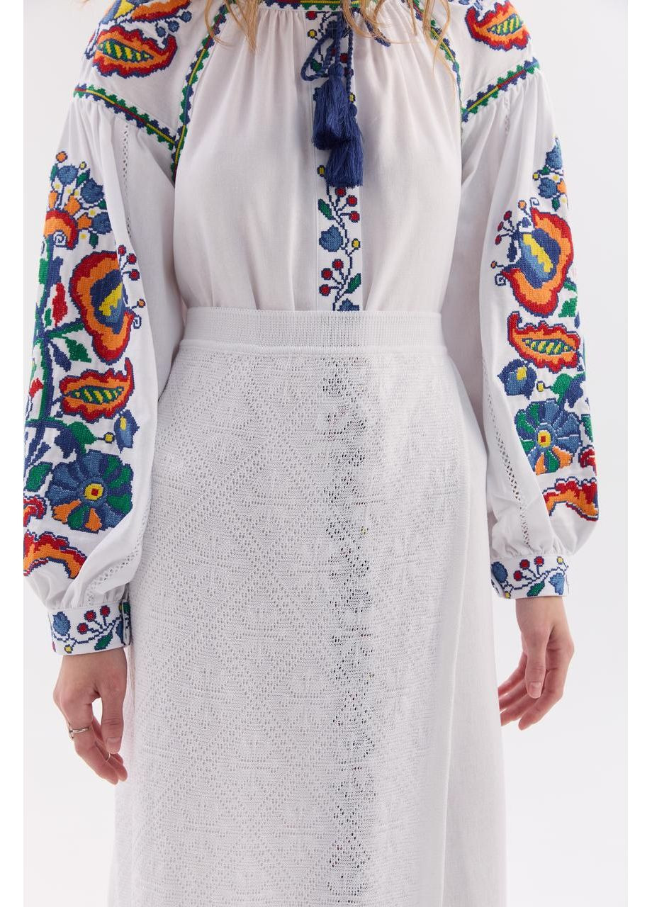 Жіночий в'язаний фартух "Зірка" (90 см) MEREZHKA (366081710)