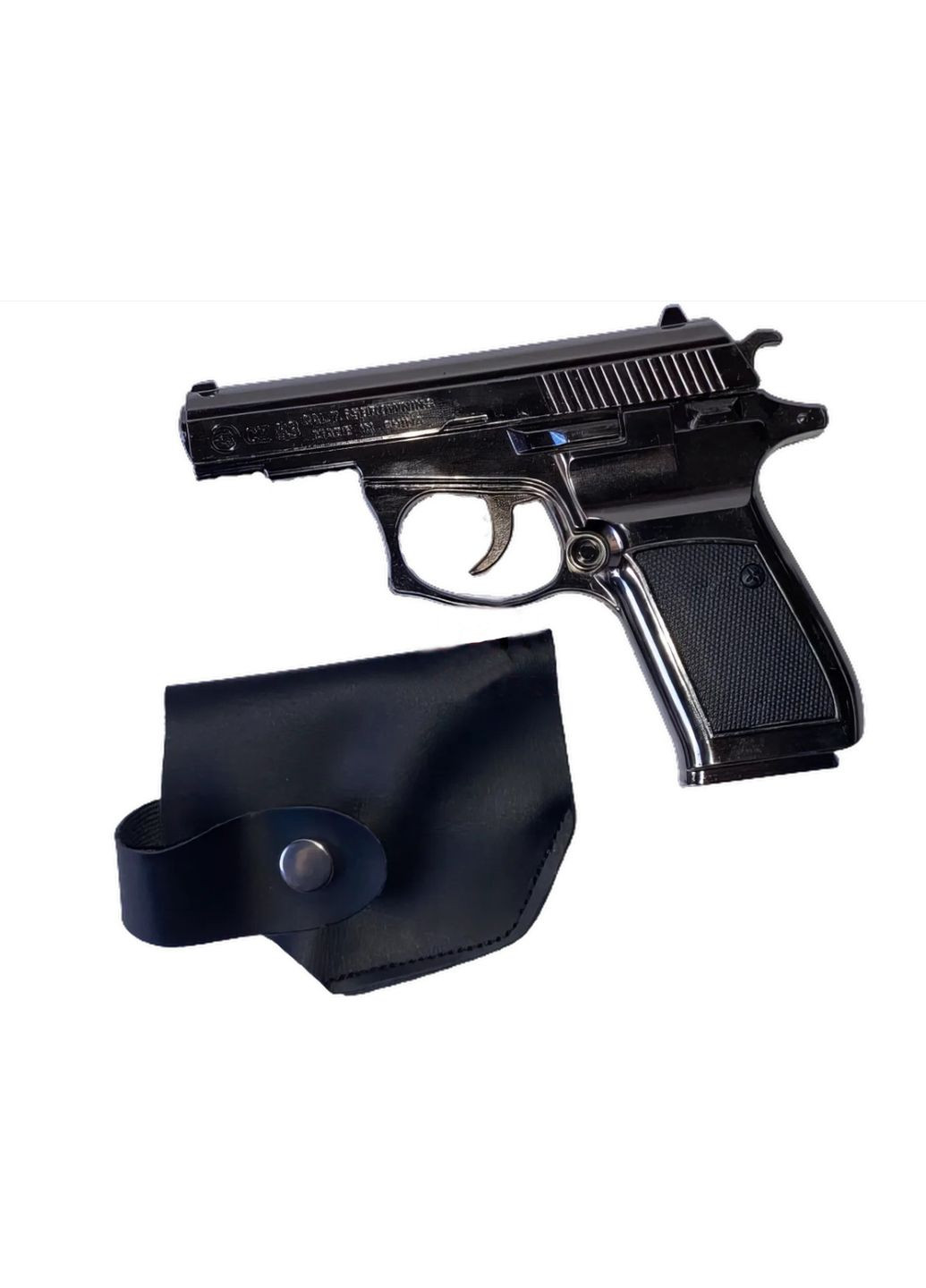Пистолет газовая зажигалка для курильщика Браунинг металл Черный No Brand (288139001)