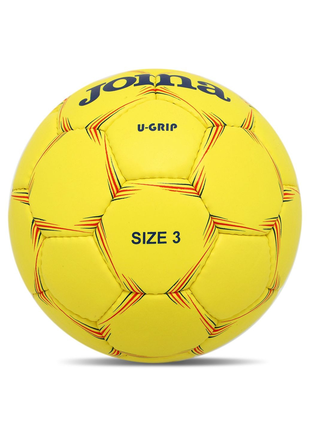 М'яч гандбольний U-GRIP Жовтий-червоний (розмір 3) 400668-906 Joma (369142153)