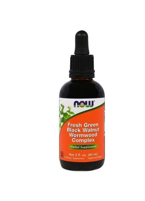 Fresh Green Black Walnut Wormwood Complex 60 ml Now Foods (362418885)