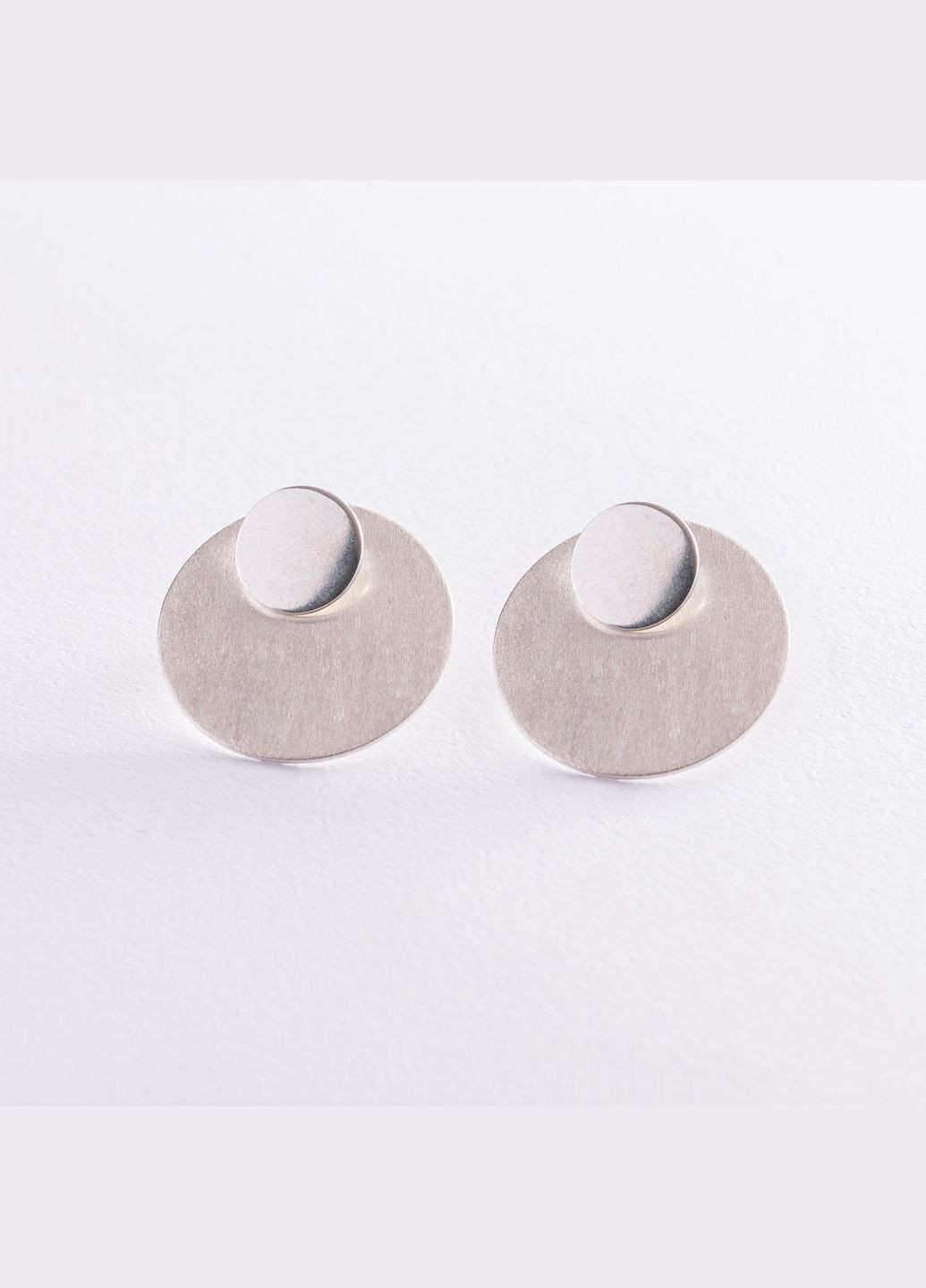 Срібні сережки - пусети Моллі 123039 Oniks (264644633)