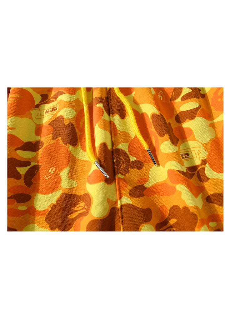 Шорти жовті Bape A Bathing Ape x PUBG Yellow Sweat Shorts Unisex (356677655)