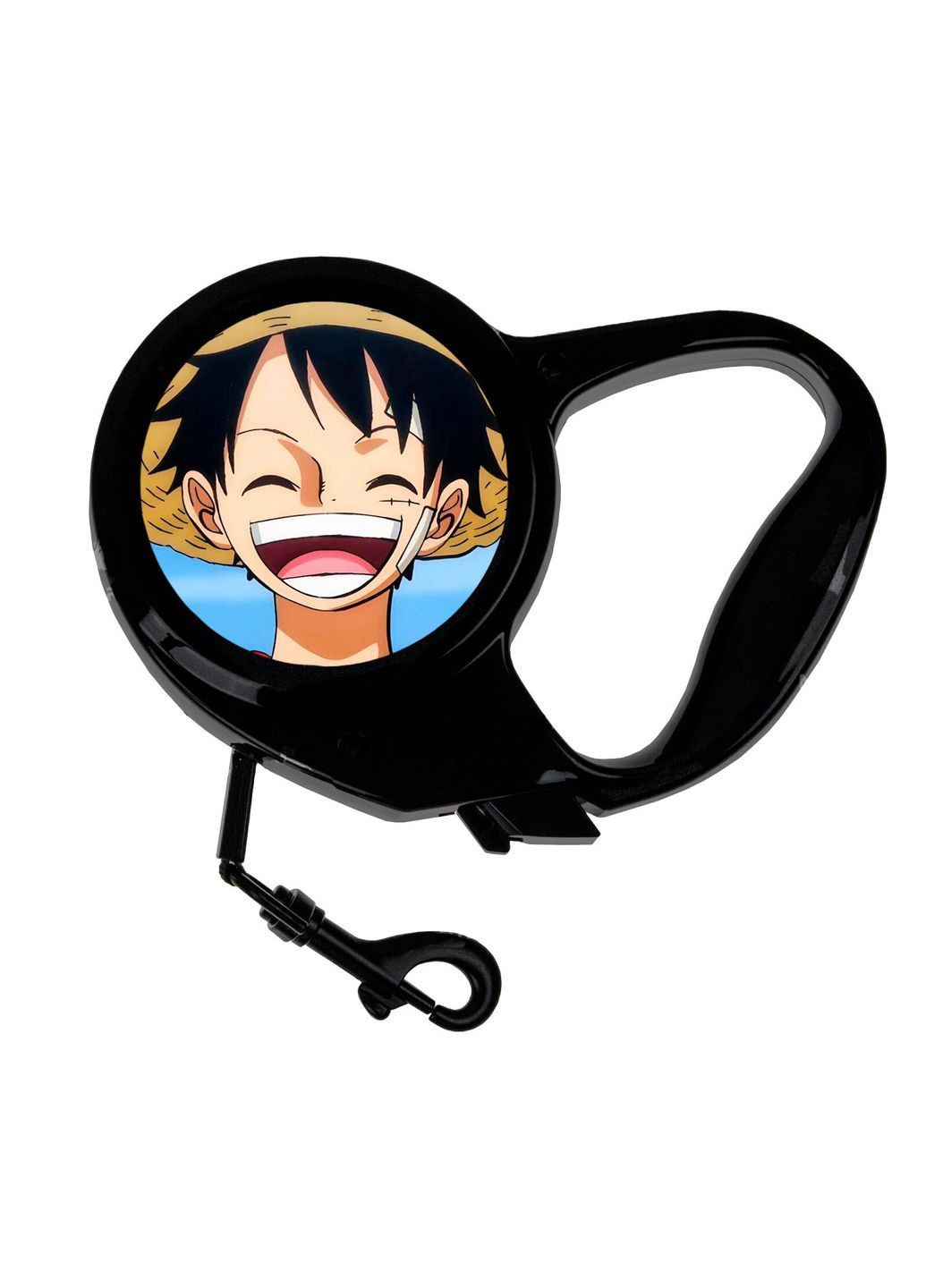 Повідець-рулетка для тварин із принтом Аніме Ван піс #0006 3 м чорний No Brand (309151839)