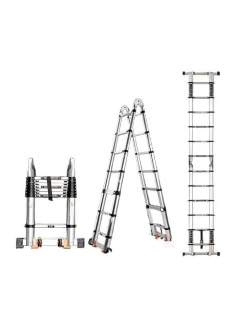 Драбина трансформери алюмінієві розкладна висота 4.4 м (2104618749) No Brand (367056666)