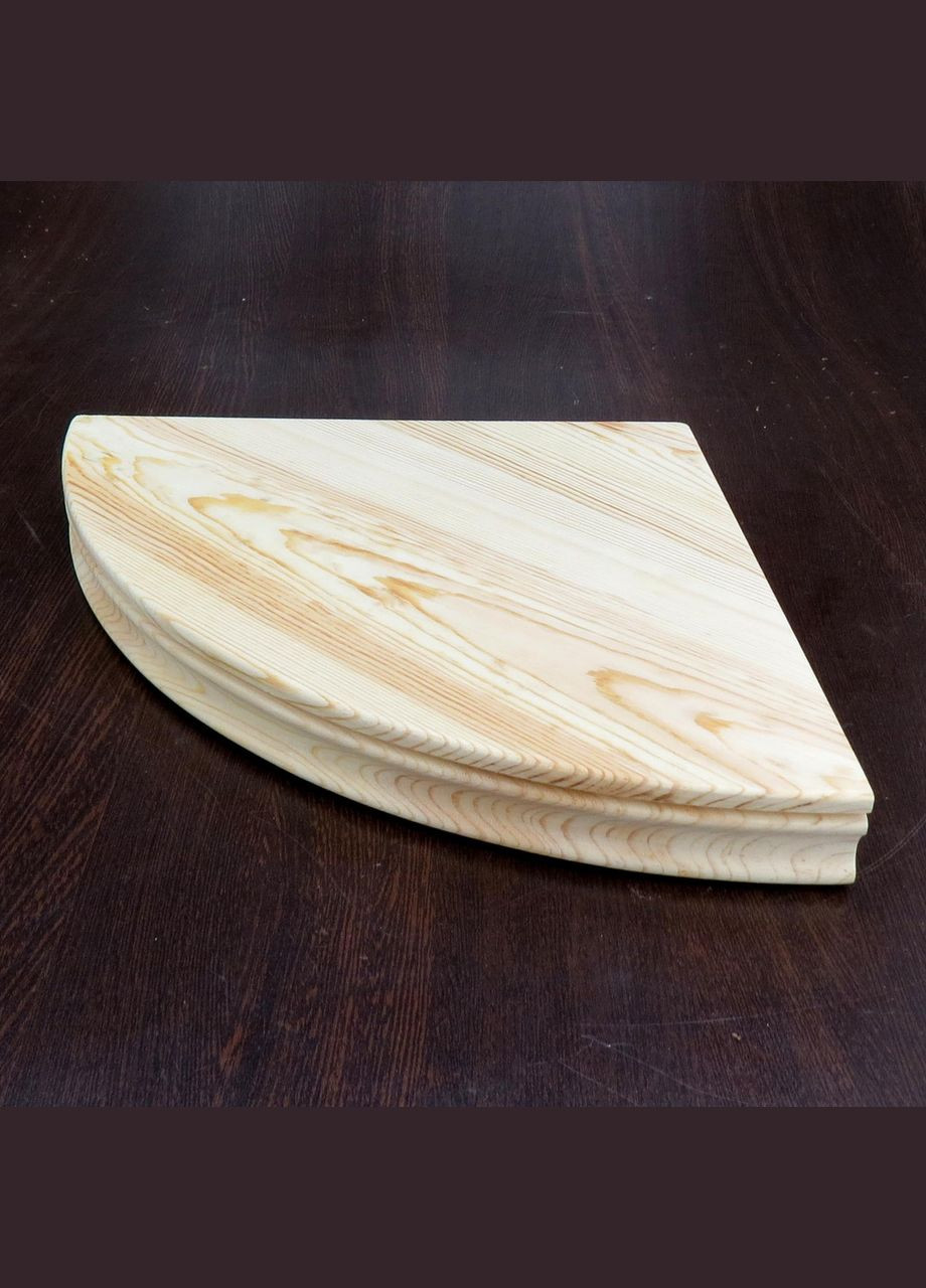 Кутова настінна полиця з дерева Плата бланже (УНП-000201) No Brand (328079026)