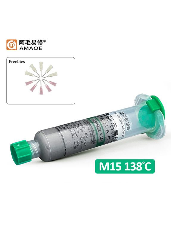 Паяльная паста BGA M15 138 ° C (20 ч.) Amaoe (325432603)