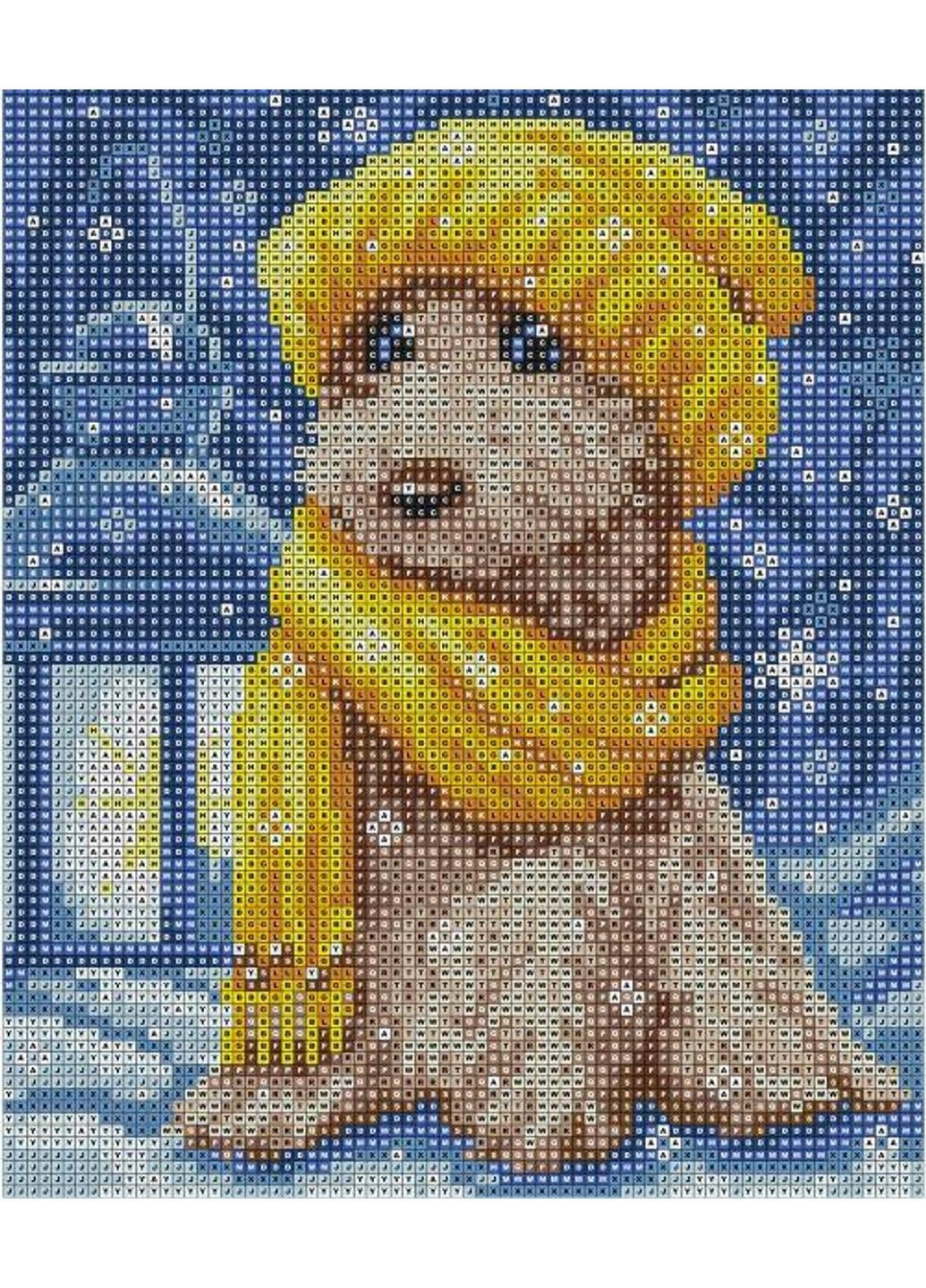 Алмазная вышивка " Верный друг " собака пес Ребенок малыш зима полная выкладка мозаика 5d наборы 23x30 см No Brand (332208360)