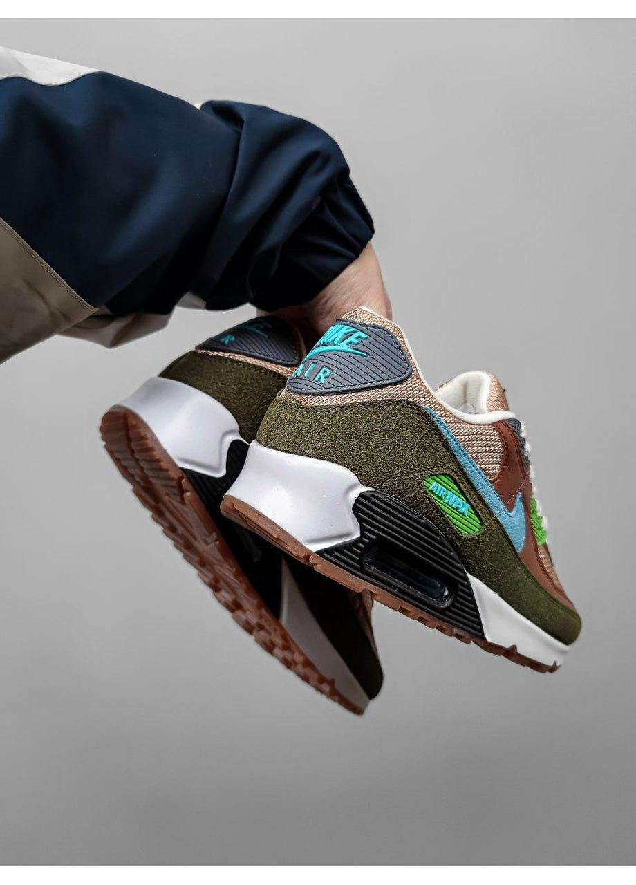 КРОССОВКИ ЖЕНСКИЕ NIKE AIR MAX 90 HEMP НАЙК АИР МАКС 90 No Brand белые демисезоны (367168647)