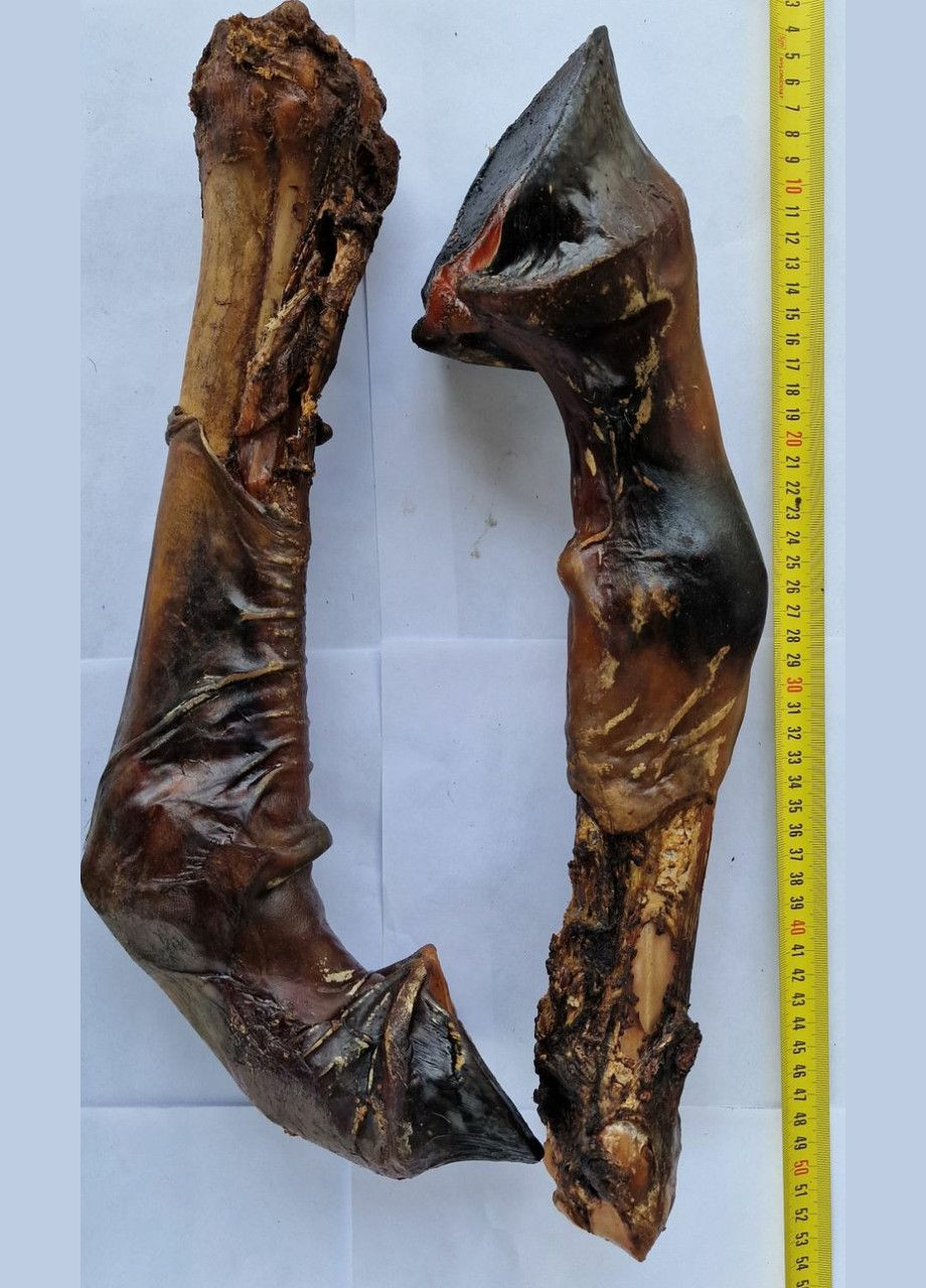 Сушеное лакомство для собак "НОГА БИКА" Happy Pets (355381050)