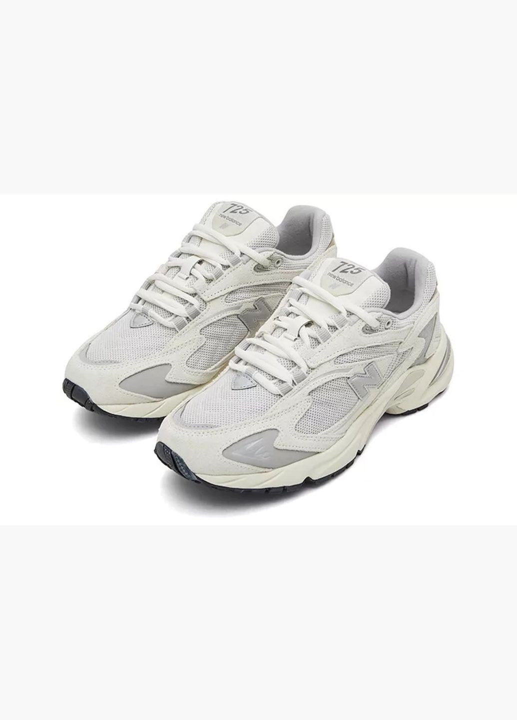 Белые демисезонные кроссовки мужские 725 white/grey ml725uf New Balance