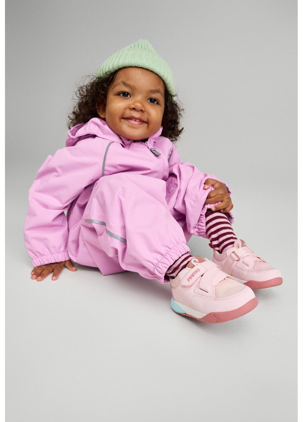 Розовые демисезонные кроссовки Reima Ekana