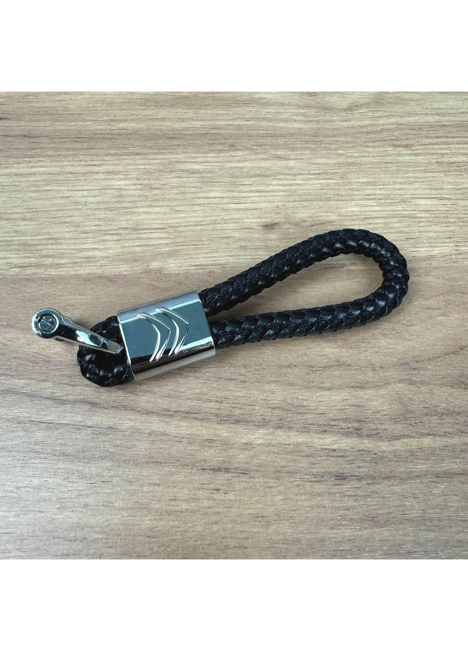 Автомобильный брелок ремешок плетеный кожаный универсальный ключевой чехол ProDobro Citroen (363260170)