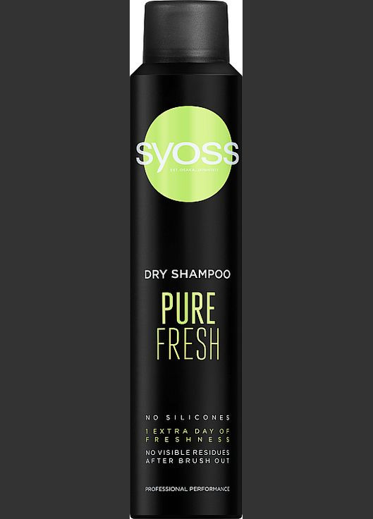 Сухий шампунь для невагомого результату Pure Dry Shampoo 200ml (725450-91875) Syoss (368638445)