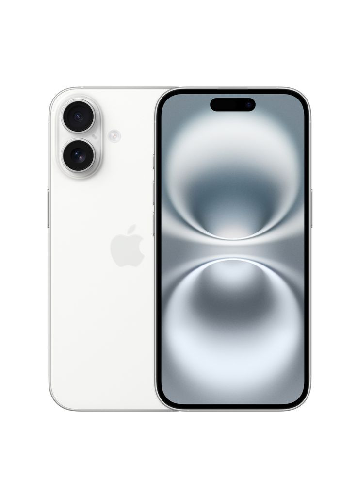 IPhone 16 128GB White (MYE93) RU Apple (332615090)