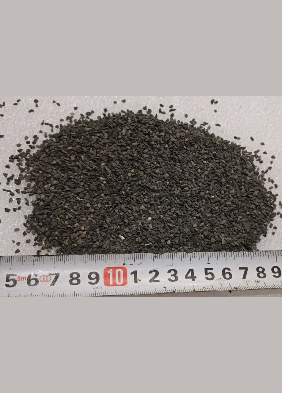 Грунт 56 декоративный крошка мелкая базальт Черный 1.22 мм, 1 кг Resun (283622538)