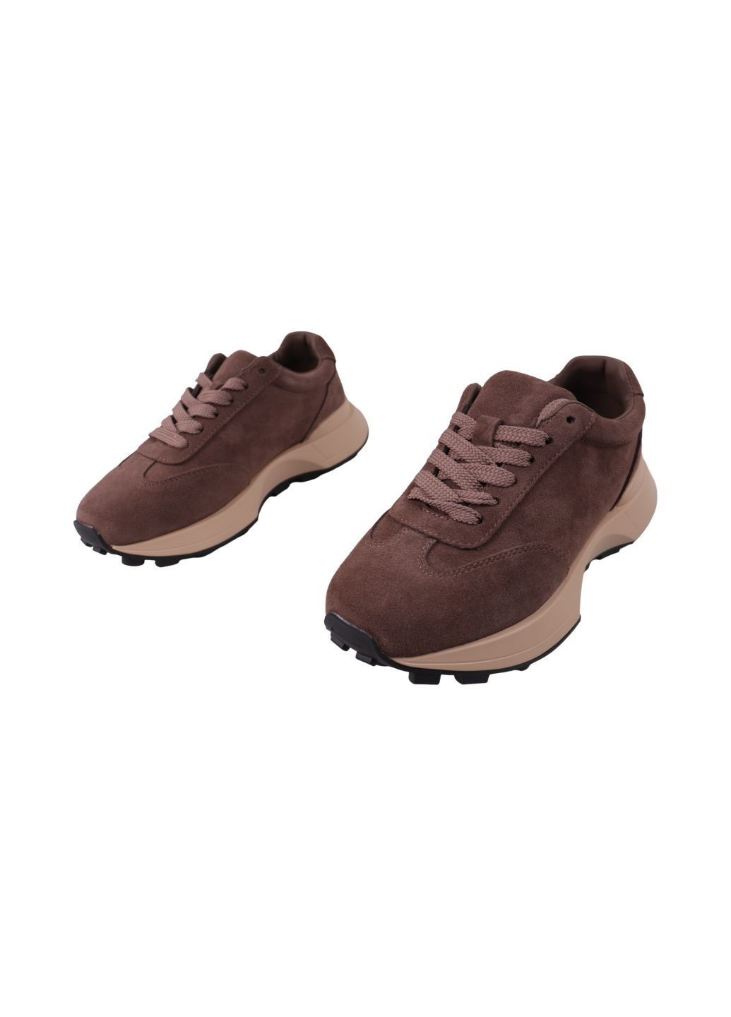 Кросівки жіночі візонові натуральна замша Gifanni 345-25DK бежеві (355854065)