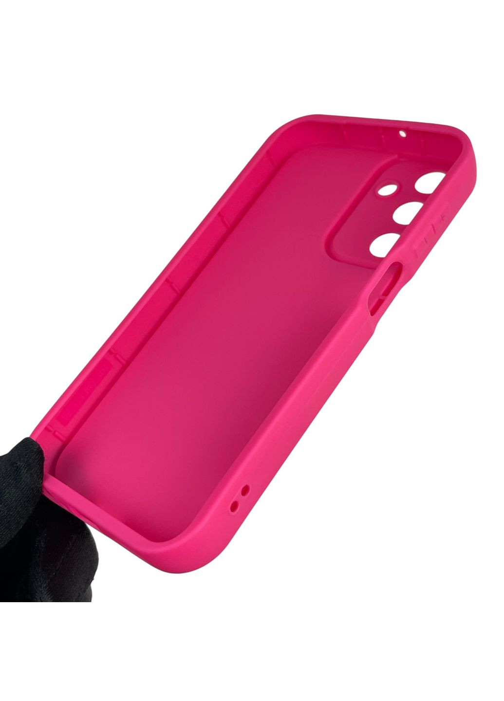 Чехол силиконовый Soft Touch с 3D принтом для Galaxy M15 5G малиновый (Полная защита камеры) Samsung (373670744)