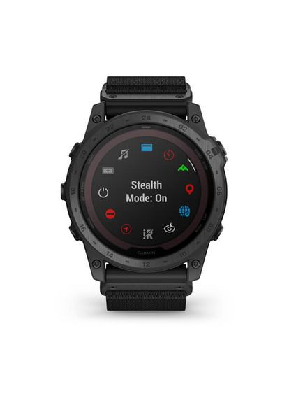 Смарт-часи Tactix 7 AMOLED Edition з адаптивним кольоровим екраном чорного кольору з нейлоновим ремінцем Garmin (314979228)