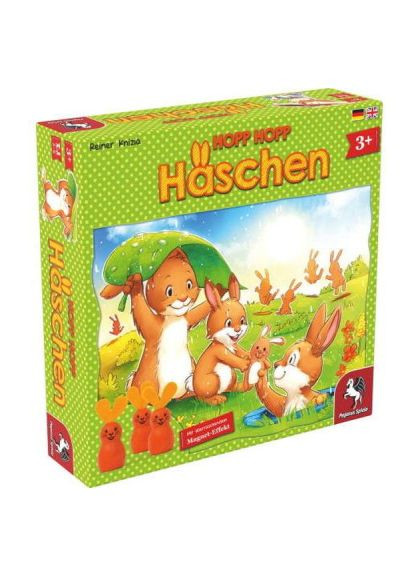 Настольная игра Прыжок-скок, Кролик (Hopp Hopp Haschen) немецкий, английский (PS031) Pegasus Spiele Стрибок-скок, Кролик (Hopp Hopp Haschen) німецька (368884402)