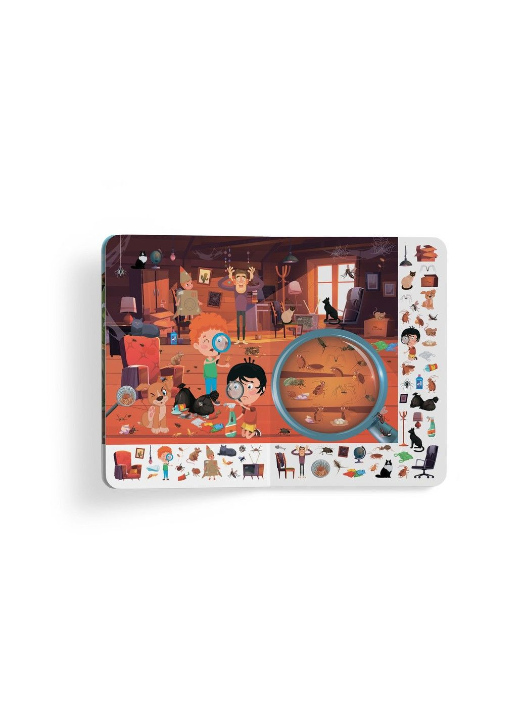 Книга-картонка. Большой виммельбух. Микромир Кристалл Бук (305063922)