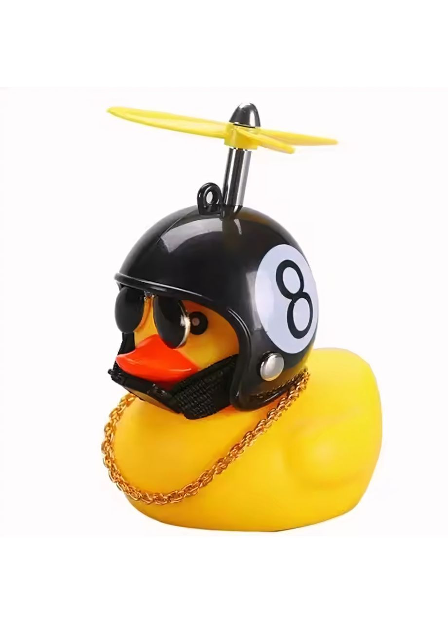 Качка гудок у шоломі «Вісімка» в машину CrazyDuck No Brand (357490232)