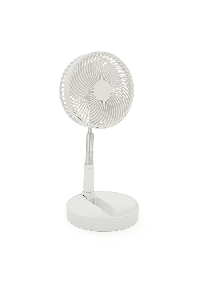 Портативний настільний вентилятор FH-2058, R*195mm, 3 режими, висота до 1м, живлення від 2*18650, Mix Color, Box Voltronic (371388090)