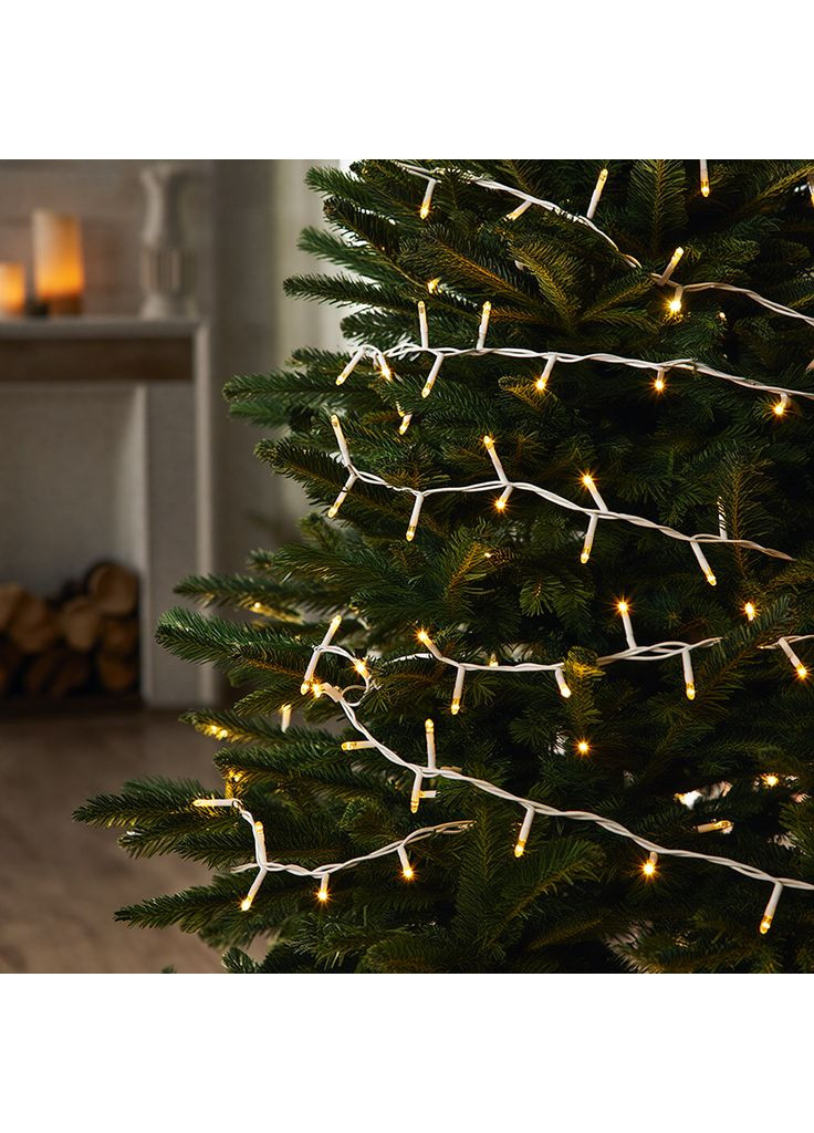 Гірлянда Різдвяна фея вулична 100 м 1000 LED білий провід Білий CF1000L100MWW Jooki (366037827)