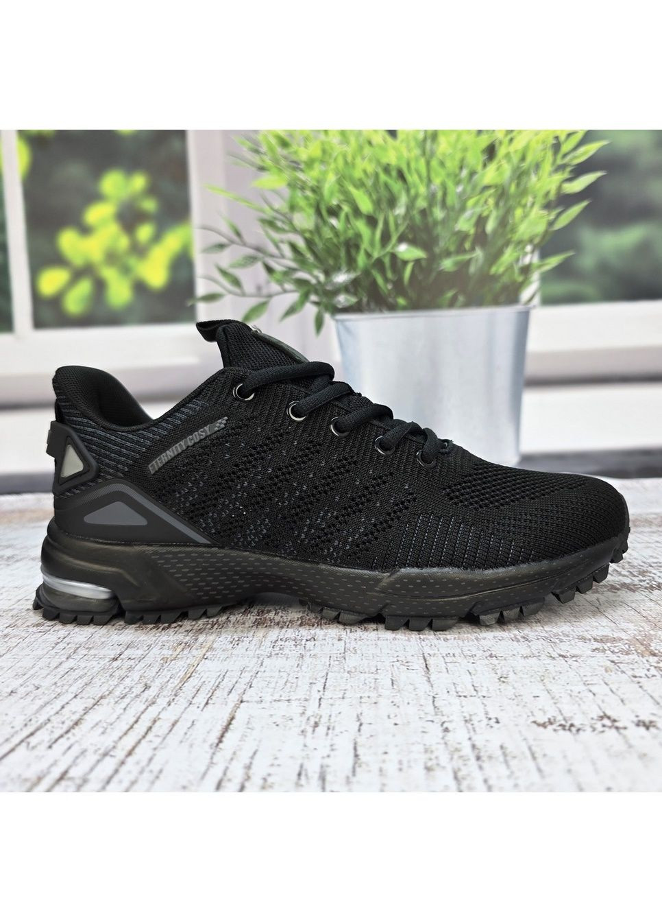 Черные летние кроссовки мужские Baas