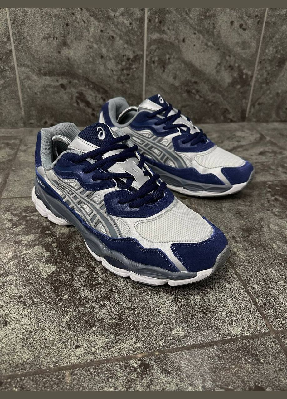 Синие демисезонные мужские кроссовки No Brand