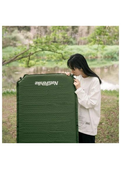 Туристичний килимок (6927595773680) Naturehike NH20DZ003 50 мм Dark Green (368563819)