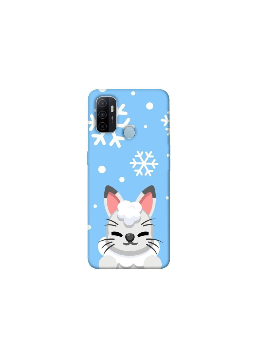Чохол на Oppo A53 / A32 / A33 Adopt Me Snow Kitty Smile Frontalka (353315724)