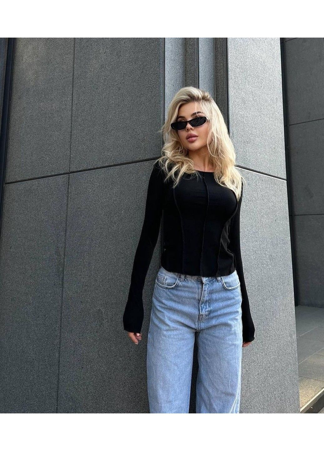 Водолазка женская 20530 лонгслив вывернутые швы рубчик Accorddream (303283147)