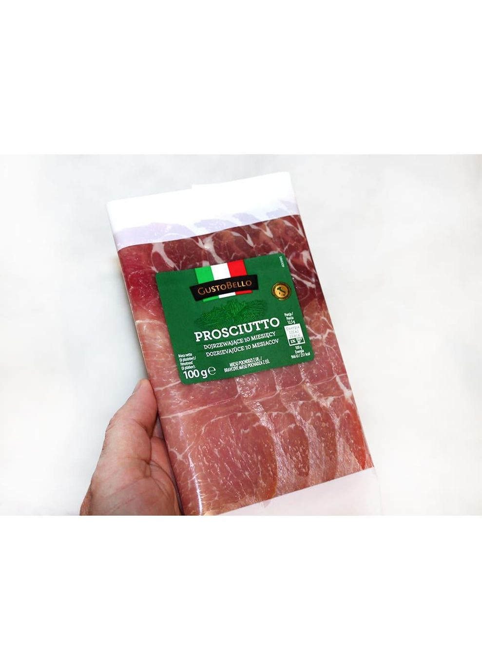 Прошуто, итальянская ветчина, 80 г GustoBello (351862569)