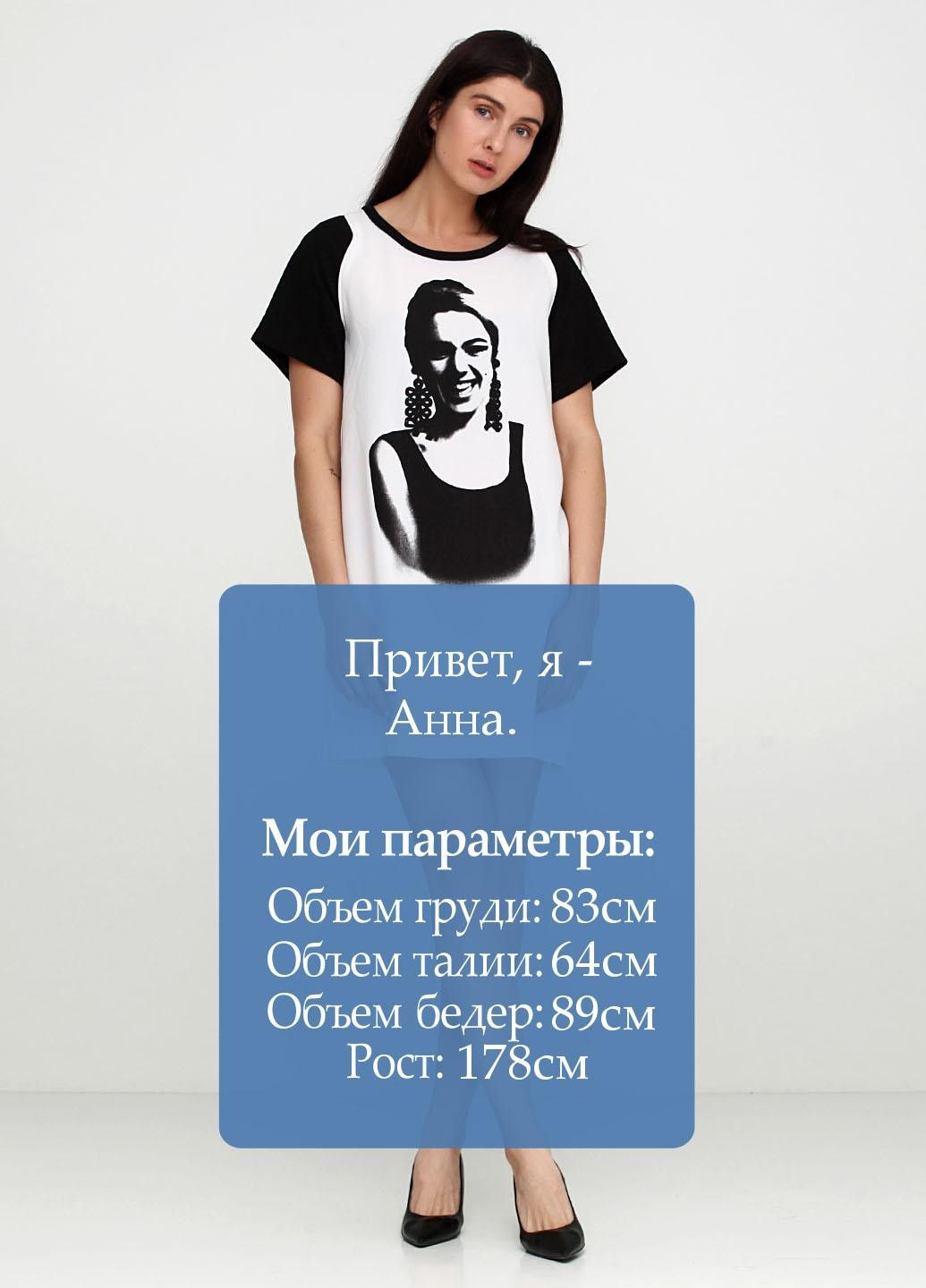 Туніка Біло-чорний Andy Warhol (325699548)