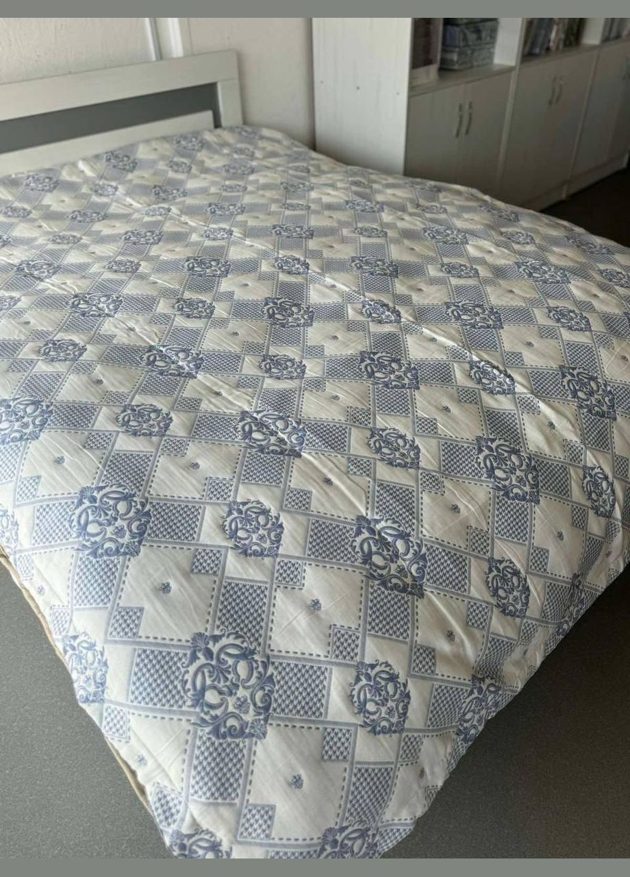 Покрывало для дома Евро гипоаллергенное 200х230 Голубой (П4К-al-lyon25-001) No Brand (342097649)