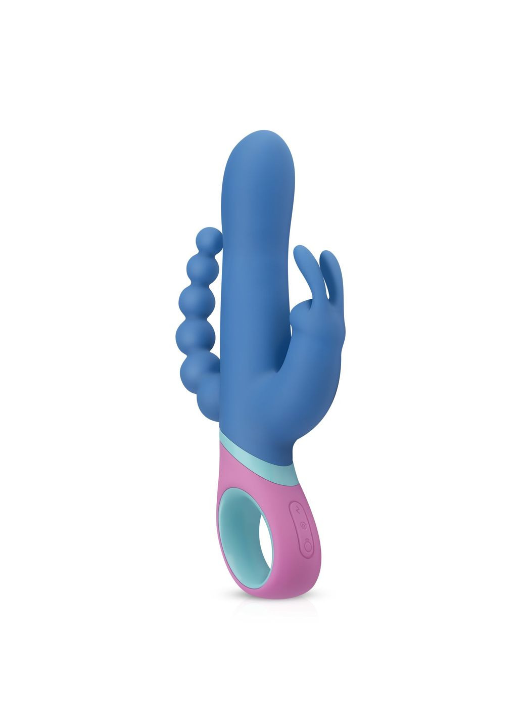 Вібратор кролик з ротацією та анальним стимулятором Vice-Double Vibrator PMV20 (296627034)