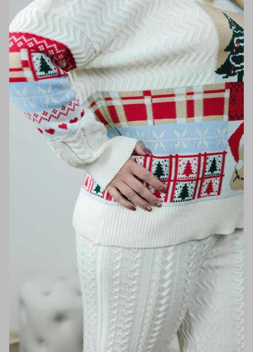 Жіночі брюки вільного крою машинної в'язки ARTKNIT (ak33438p) Art Knit (334892798)