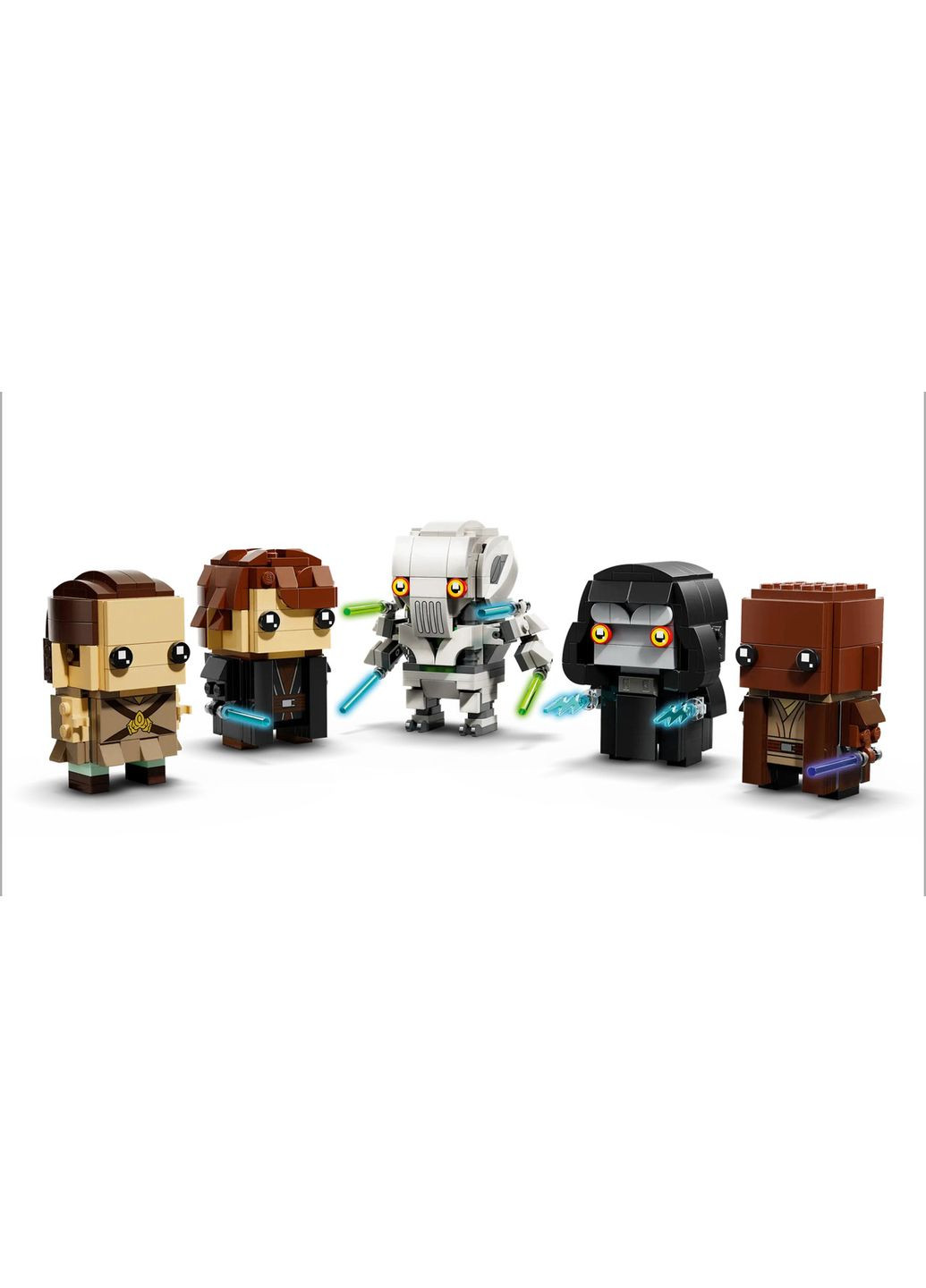 Конструктор Star Wars Brick Headz 40796 – Набор "Месть ситхов" с 5 фигурками, 656 деталей Lego (361443544)