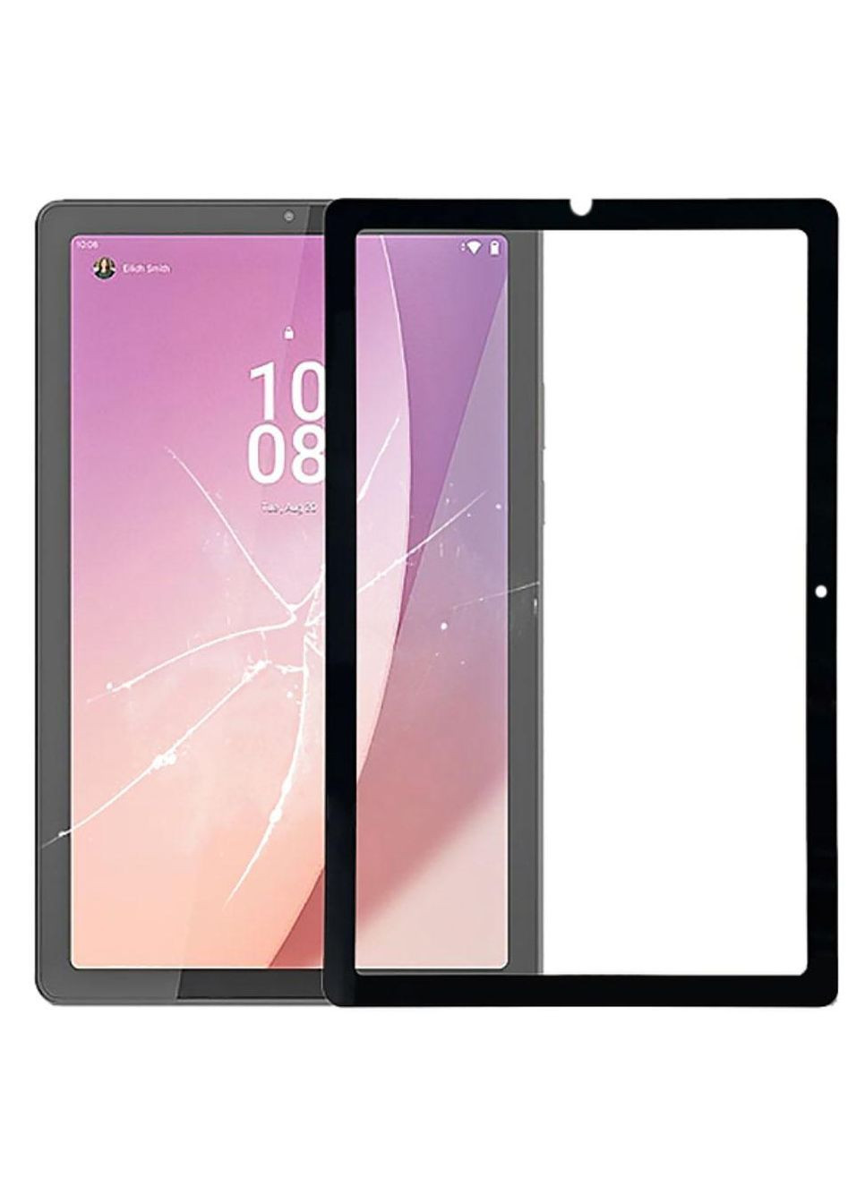 Защитное стекло 10D для планшета Samsung Galaxy Tab S6 Lite 10.4" 2024 (SMP620/SM-P625) - Black BeCover (289872590)