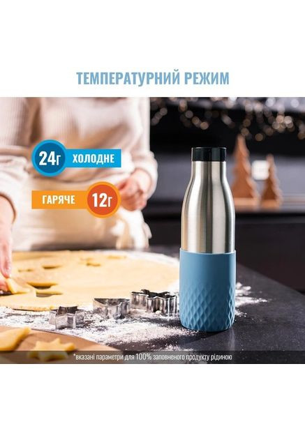 Термобутылка BLUDROP 500мл soft touch Blue (N3110710) Tefal (306581134)
