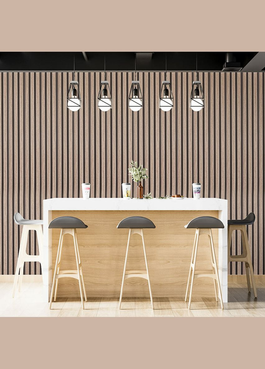 Декоративна PS рейка 122x2900x12мм (D) SW-00001744 Sticker Wall (298046377)