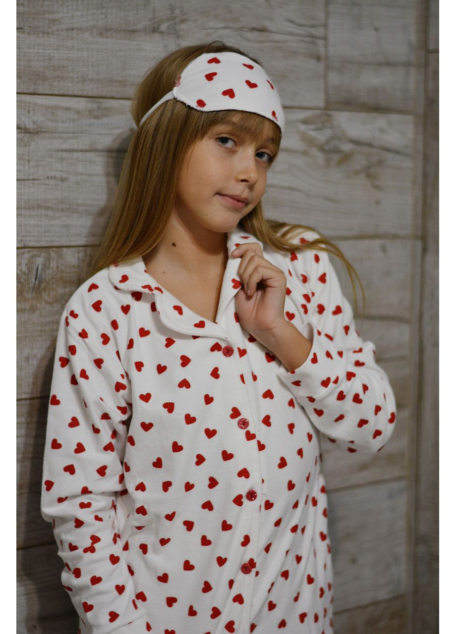 Біла зимня пижама кофта + брюки SNS