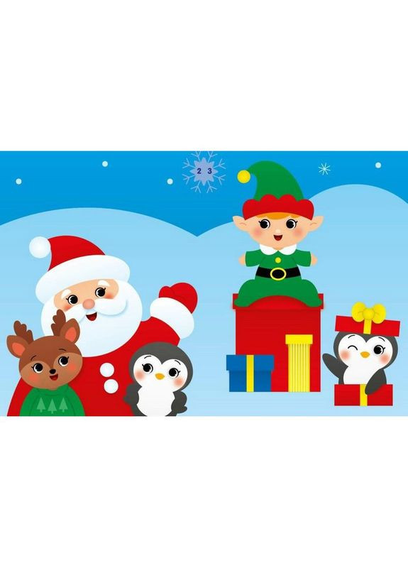 Набор для творчества "Аппликации наклейками Снеговичок" 1655006, 30 наклейок No Brand (330139581)