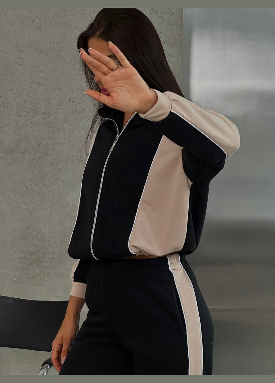 Жіночий спортивний костюм з двох кольорів No Brand (307148981)