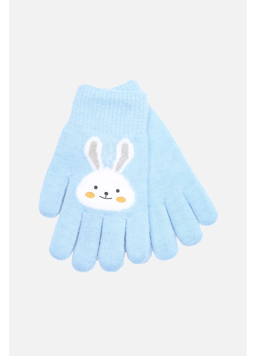 Перчатки для девочки цвет голубой ЦБ-00284999 Rubi (365782828)