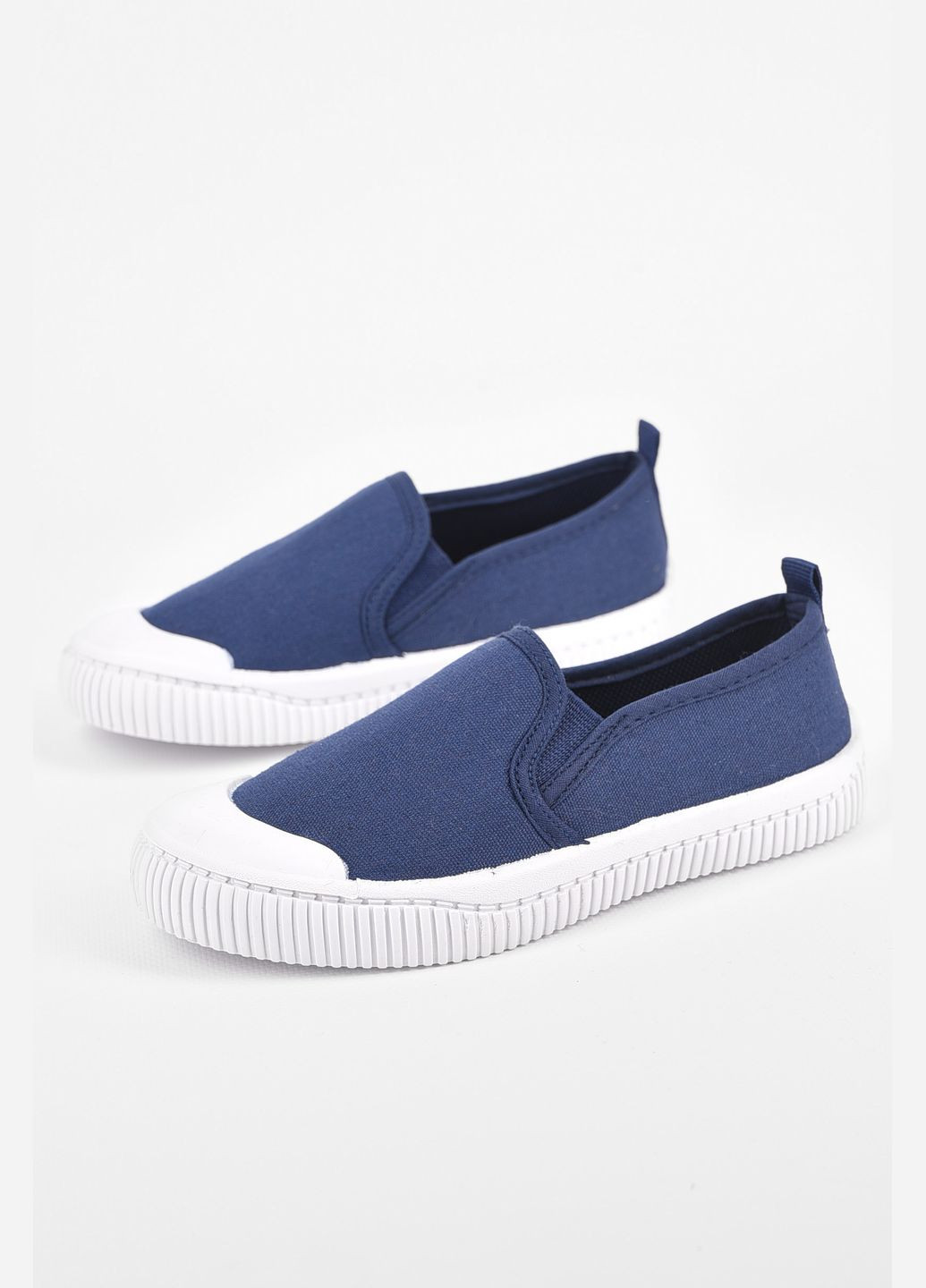 Мокасини дитячі темно-синього кольору Let's Shop (322897714)