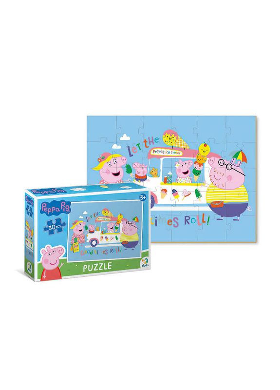 Пазл "Peppa Pig" 200302 30 елементів, в коробці (4823115904409) Dodo (315517497)