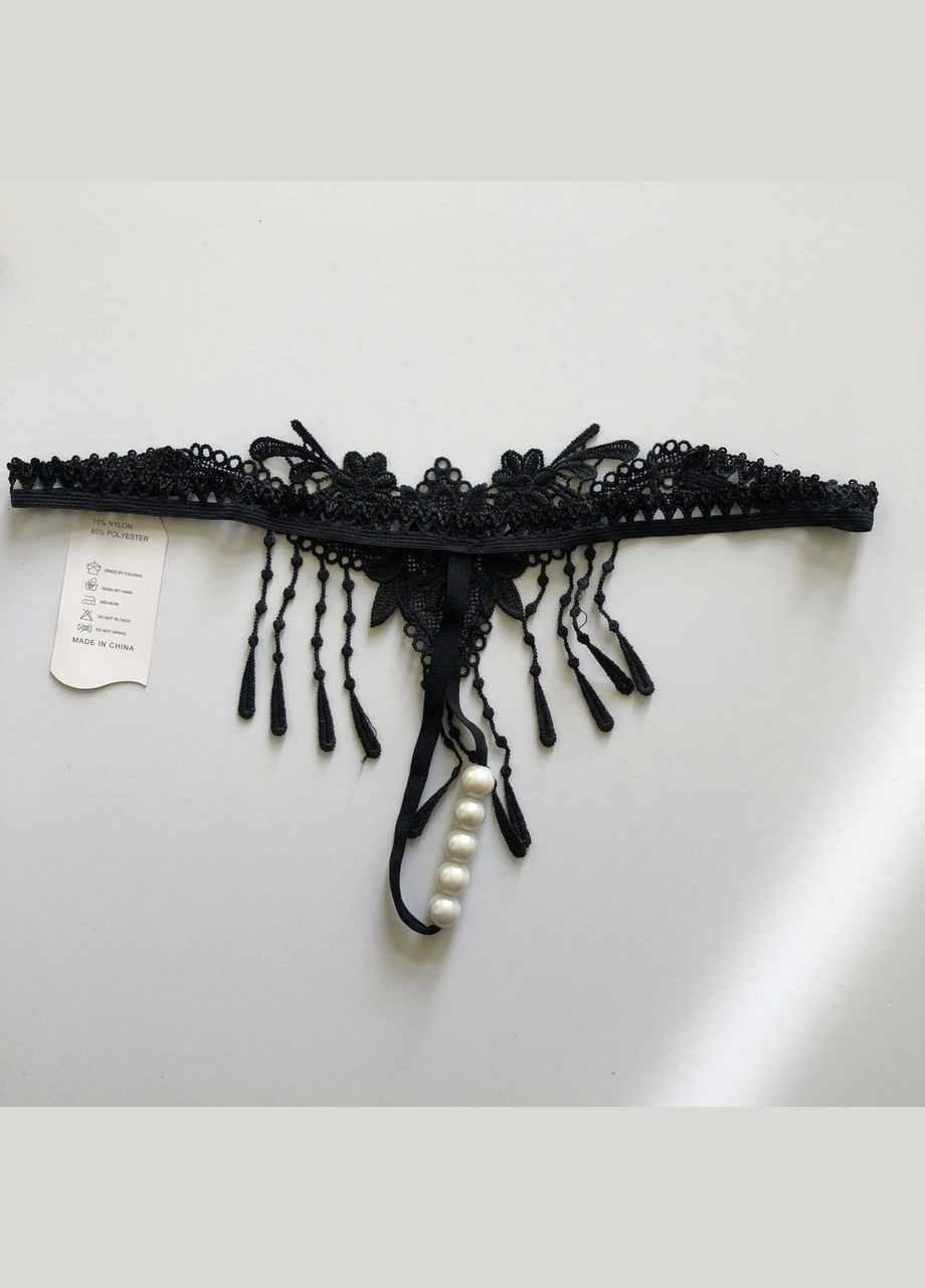 Трусики с жемчугом стринги с бусинками сексуальное белье эротическое белье Sexy One Size (8-122) No Brand (312005238)