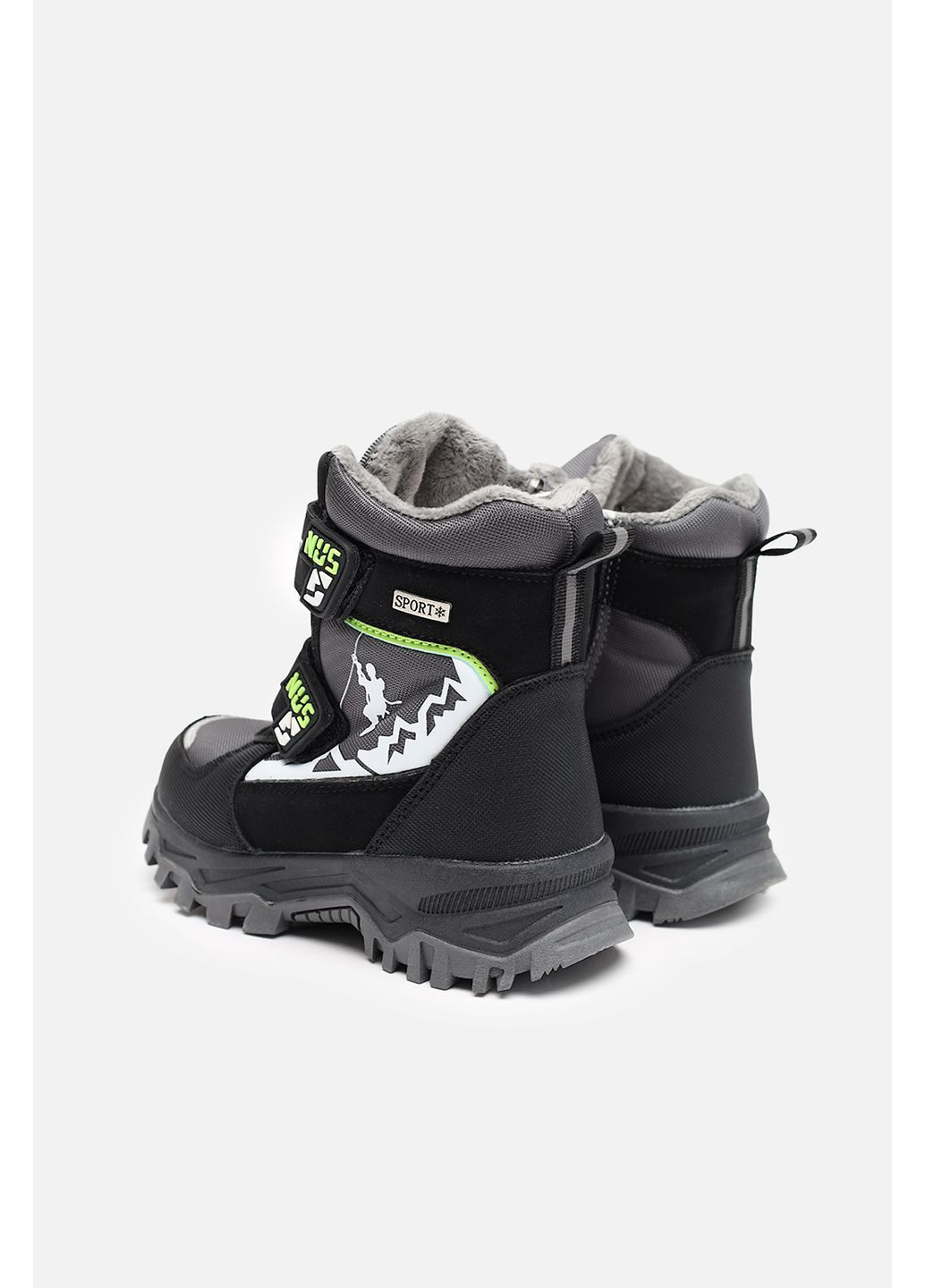 Термочоботи для хлопчика колір сірий ЦБ-00279548 Yuki (366265389)